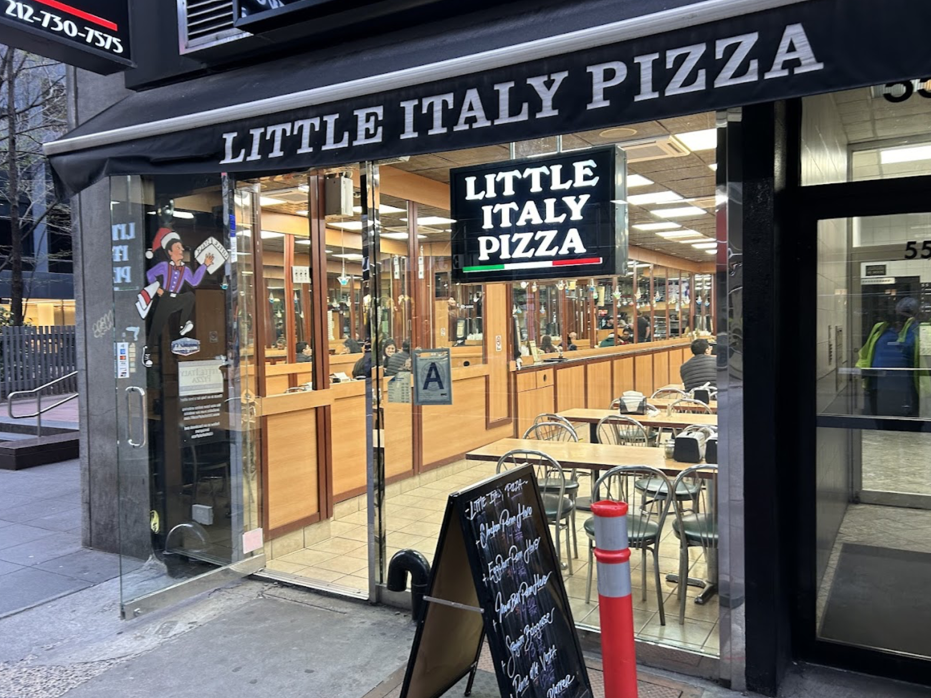 Little Italy Pizza storefront on West 45th Street